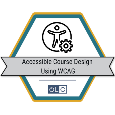 OLC Accessible Course Design Digital Badge